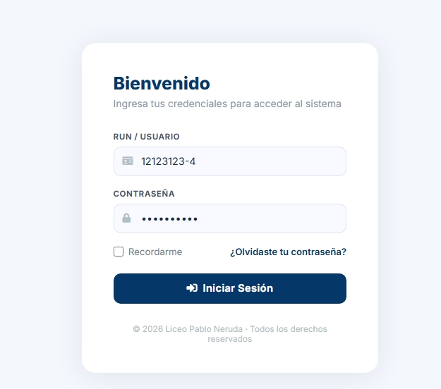 Nuevo sistema de notas: NerudApp ya disponible para estudiantes