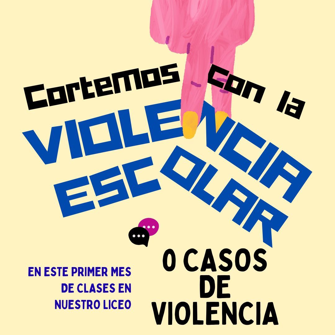0 violencia en nuestro liceo